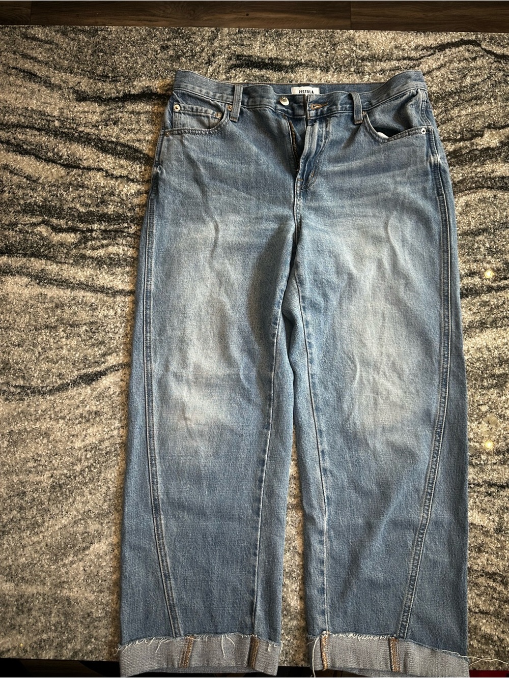 pistola Light Blue Straight-Leg Jeans